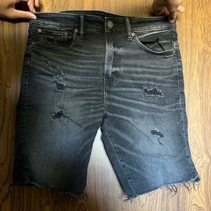Black American Eagle AirFlex+ Denim Shorts